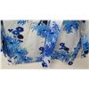 Image 3 : Vintage Shirt - Long Sleeve Blue White Floral Print, No Tags, Size Unknown