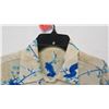 Image 2 : Vintage Shirt - Long Sleeve Blue & White Asian Floral Print, No Tags, Size Unknown