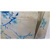 Image 3 : Vintage Shirt - Long Sleeve Blue & White Asian Floral Print, No Tags, Size Unknown