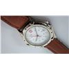 Image 2 : Men's Wenger Swiss Made Stainless Steel Watch w/ Leather Strap