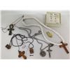 Image 1 : Misc Religious Necklaces & Pendants & Boxed Sterling Silver Earrings