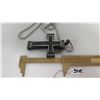 Image 10 : Men's Stainless Steel Necklace Black Cross Pendant Retail $449, New w/ Tag
