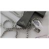 Image 9 : Men's Stainless Steel Necklace Black Cross Pendant Retail $449, New w/ Tag