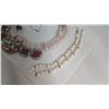 Image 10 : Betsey Johnson Pearl & Stone Ornate Necklace & Pearl w/ Bead Choker