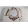 Image 13 : Betsey Johnson Pearl & Stone Ornate Necklace & Pearl w/ Bead Choker