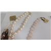 Image 11 : Qty 3 Copper & SS Bracelets, Rose Quartz Nickle Steel Necklace, Pearl Choker
