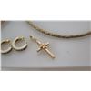 Image 2 : Qty 5 Bangle Bracelets, Bead Necklace & Bracelet, Misc Earrings & Charm