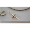 Image 3 : Qty 5 Bangle Bracelets, Bead Necklace & Bracelet, Misc Earrings & Charm