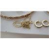 Image 7 : Qty 5 Bangle Bracelets, Bead Necklace & Bracelet, Misc Earrings & Charm