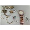 Image 1 : Adrienne Vittadini Watch, Brilliance Ring NWT, 2 Pendants on Chains, etc