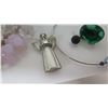Image 2 : Pearl Necklace, 2 Misc Necklaces, 2 Bead Bracelets, Hope Angel Charm, etc