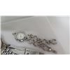 Image 10 : Qty 8 Watches - 1 No Strap - Timex, Armitron, Fossil, etc & Pearl Earrings