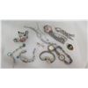 Image 2 : Qty 8 Watches - 1 No Strap - Timex, Armitron, Fossil, etc & Pearl Earrings