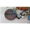 Image 3 : Misc Jewelry - Blessed Pendant, Beaded Bracelet, Stud & Hoop Earrings