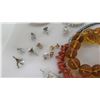 Image 4 : Misc Jewelry - Blessed Pendant, Beaded Bracelet, Stud & Hoop Earrings