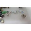 Image 9 : Misc Jewelry - Blessed Pendant, Beaded Bracelet, Stud & Hoop Earrings