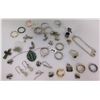 Image 1 : Qty 11 Misc Rings, 2 Pendants, Misc Charms, Earrings