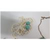 Image 10 : Green Stone Necklace, Shell Necklace, Misc Earrings & Rings