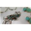 Image 15 : Green Stone Necklace, Shell Necklace, Misc Earrings & Rings