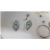 Image 8 : Green Stone Necklace, Shell Necklace, Misc Earrings & Rings