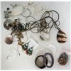 Image 1 : Misc Necklaces, Bracelets, Earrings, Chandeliers (Some New), Coins