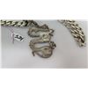 Image 2 : Rope Chain w/ Large Dragon Pendant (Chained Stamped 925 Sterling, Italy)
