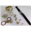 Image 1 : Raymond Weil Geneva Watch, Misc Earrings, Cuff Links, etc