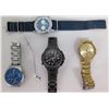 Image 1 : Qty 4 Watches - Timex, TX770 Sports Chronograph, Jack Mason & Guess
