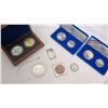 Image 1 : Qty 9 Coins - 3 Boxed Sets - Yen, Hawaiian Coin, Vegas & 1 Troy Oz Silver
