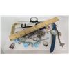 Image 12 : Geneva Watch, 2 Other Watches, 2 Rings, Misc Charm Bracelets