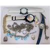 Image 1 : Geneva Watch, 2 Other Watches, 2 Rings, Misc Charm Bracelets