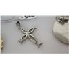 Image 14 : Qty 2 Necklaces, 2 Pendants, 925 Sterling Bracelet & Charms or Pendants