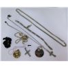 Image 1 : Qty 2 Necklaces, 2 Pendants, 925 Sterling Bracelet & Charms or Pendants