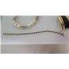 Image 3 : Qty 3 Necklaces, 2 Chain Bracelets, 1 Pearl Bracelet, 2 Enamel Pendants