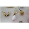 Image 16 : Qty 5 Rings, Angel Brooch, Misc Earrings, Beads & Chains