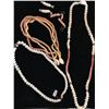 Image 2 : Qty 3 Hawaiian Shell Necklaces & Shell Earrings, Black Tahitian Pearls