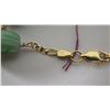 Image 11 : Jade and Gold Chain Necklace Set, Stamped 14K Gold Italy