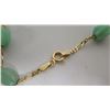 Image 17 : Jade and Gold Chain Necklace Set, Stamped 14K Gold Italy
