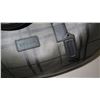 Image 8 : Coach Plaid Canvas Duffle Travel Bag w/ Black Leather Detail (Serial K1361-F93281)