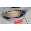 Image 2 : New Manolo Blahnik Hangisi Shoes (Flats), Black Satin, Italy Size 7 U.S.