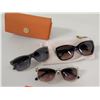 Image 1 : 3 Pairs Sunglasses - Tori Burch (with case), Calvin Klein, Banana Republic