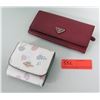 Image 1 : Coach Pink Floral Wallet & Red Prada Milano Wallet