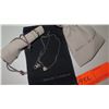 Image 2 : David Yurman Small Silver Heart Necklace & Matching Heart Ring w/ Cases