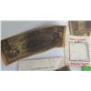 Image 2 : Republic of Hawaii Bills (Replica), Vintage Food Coupon, Lincoln Penny, etc