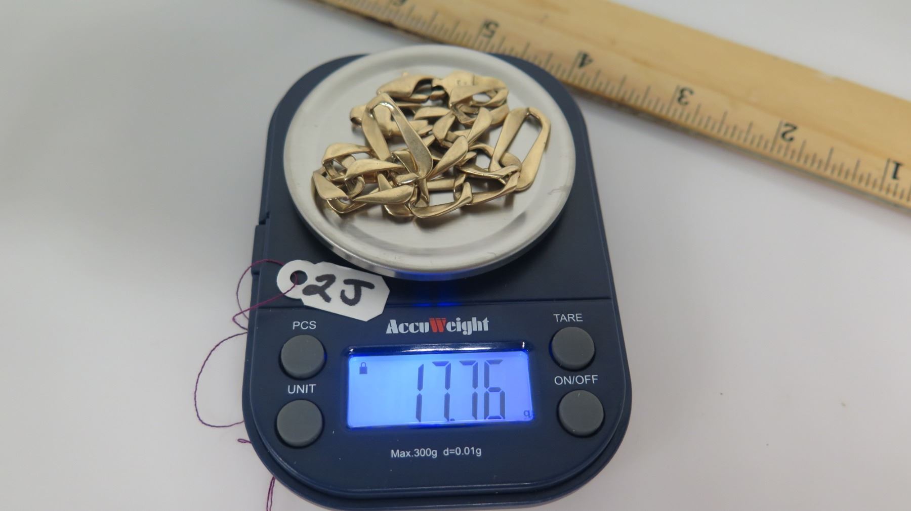 Gold Link Chain Bracelet Stamped 14k 17 Grams 8 5 Length Oahu Auctions Gold Link Chain Bracelet Stamped 14k 17 Grams 8 5 Length Oahu Auctions