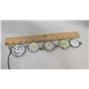 Image 14 : Qty 5 Pocket Watches - Citizen, Seikosha, Waltham, Villaruse & Medana
