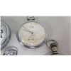 Image 7 : Qty 5 Pocket Watches - Citizen, Seikosha, Waltham, Villaruse & Medana