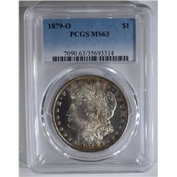 1879-O MORGAN DOLLAR PCGS MS63