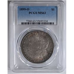 1899-O MORGAN DOLLAR PCGS MS63