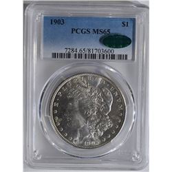 1903 MORGAN DOLLAR PCGS MS65 CAC